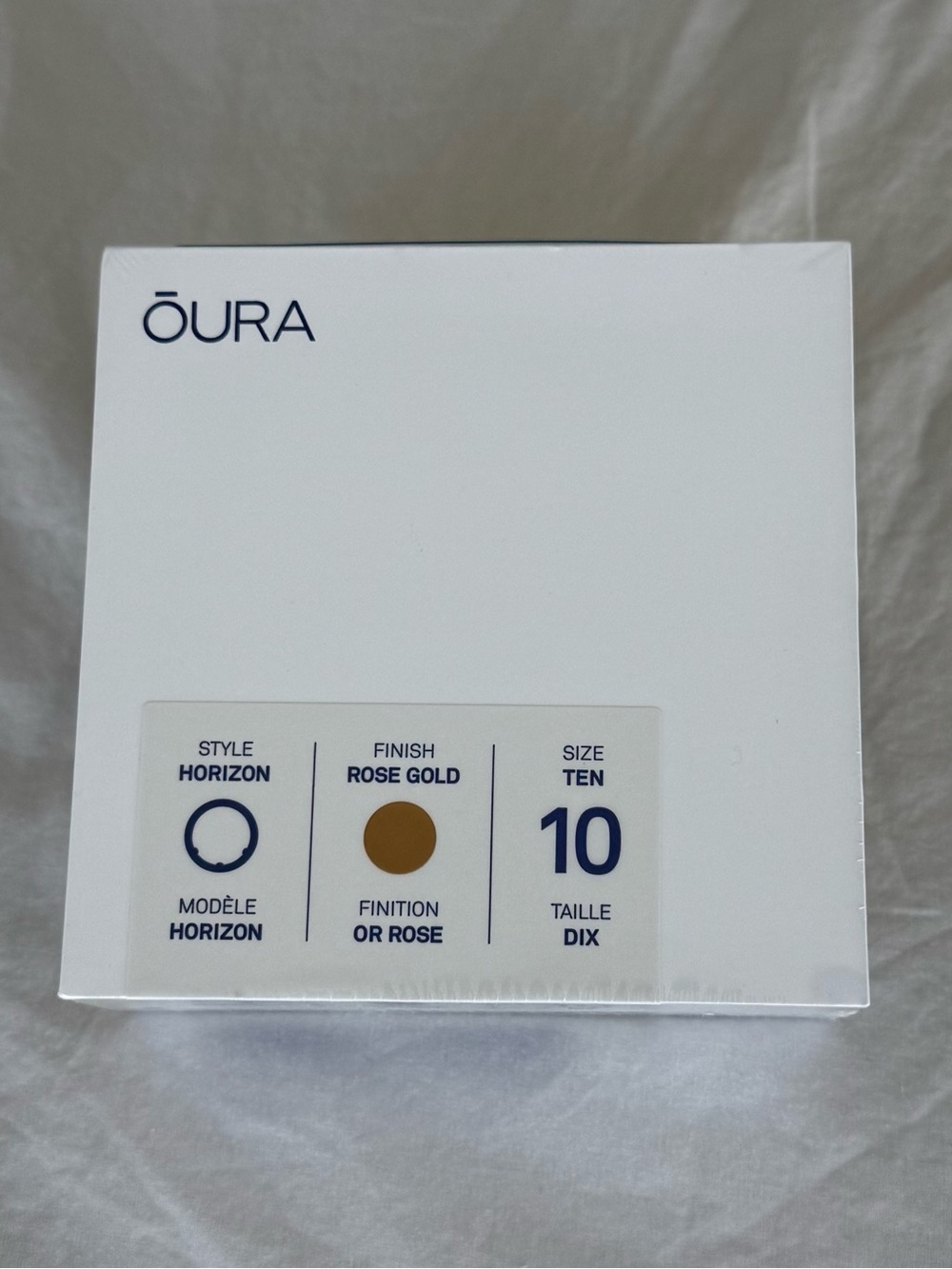 BNIB Oura Ring Gen 3 Horizon - Rose Gold - Size 10
